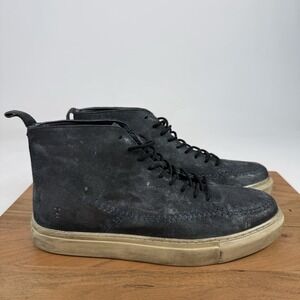 New Mens Roan by Bed STU Osaka Blue Leather High Top Sneakers Shoes Size 9 M‎